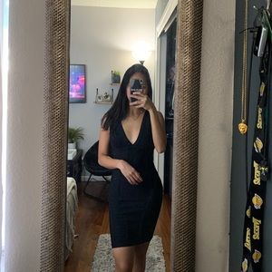 House of cb black dress